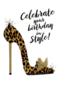 Ansichtkaart celebrate your birthday in style