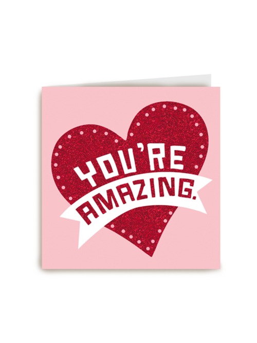 Valentijnskaart vriendschap Hart you are amazing