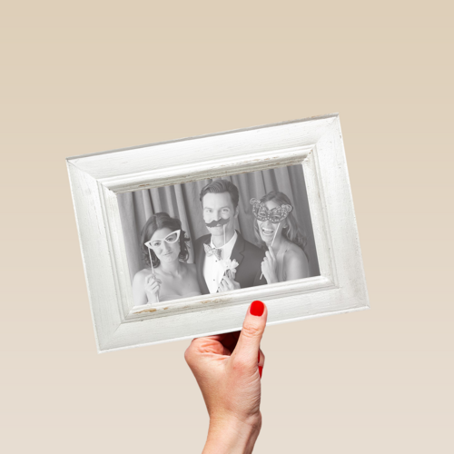 fotokaart liggend fotolijst blanco