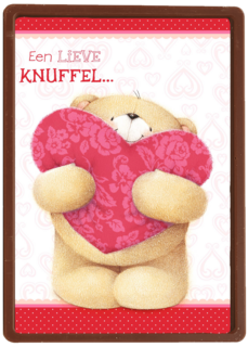 groot hart een lieve knuffel