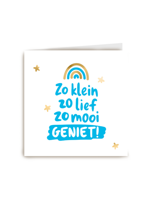 geboorte zoon felicitatie zo klein zo lief