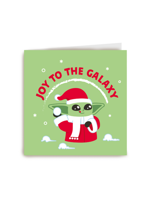 Star Wars kerstkaart Joy to the Galaxy