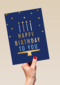 verjaardag kaart man stijlvol happy birthday to you