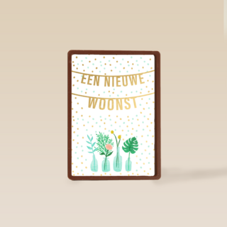 een nieuwe woonst aan een slinger