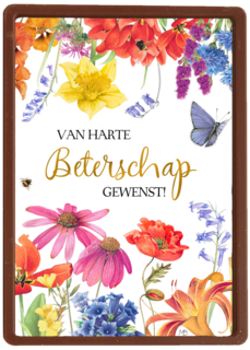 beterschapskaart van harte beterschap gewenst