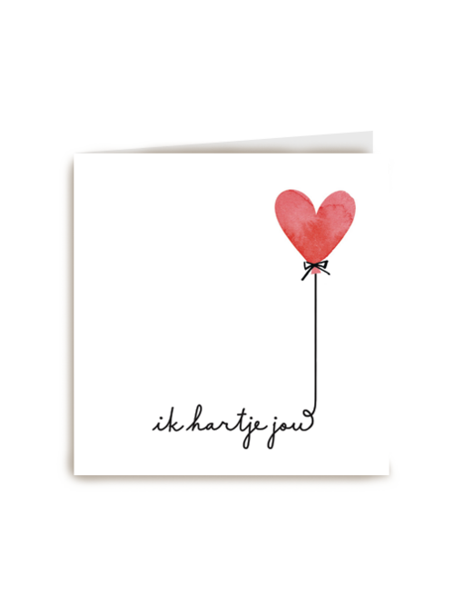 Kaart Hallmark | Liefde Valentijn | Ik Hartje Jou