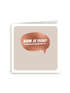 nieuwjaarskaart uitnodiging kom je ook