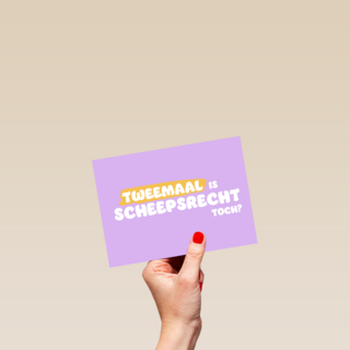 Gezakt kaart tweemaal is scheepsrecht