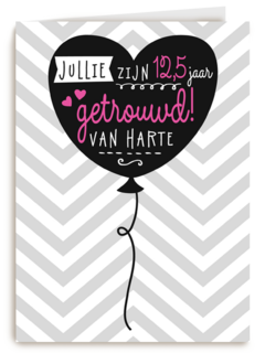 ballon twaalf en half jaar getrouwd