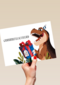 Gefeliciteerdkaart dino trex Folio