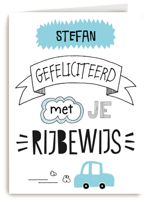 rijbewijs geslaagd gefeliciteerd met je rijbewijs