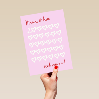 Moederdag hou zoveel van jou