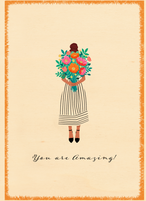 Houten Kaart Felicitatie | Houten Kaart Hallmark | Felicitatie | Complimentkaart You Are Amazing