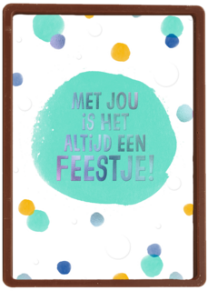 vaderdag kaart klassiek met jou is het altijd een feestje