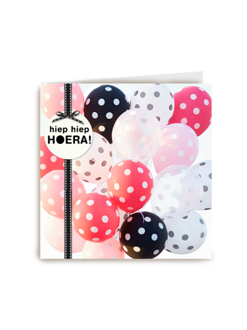 Verjaardagskaart Hallmark | Tros Ballonnen Hiep Hiep Hoera