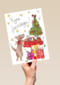 Matia Studio Fijne Feestdagen Kerstboom Met Cadeaus