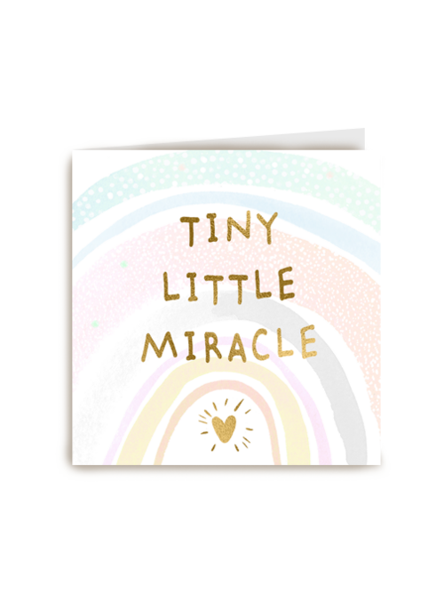 zwangerschap felicitatie tiny little miracle