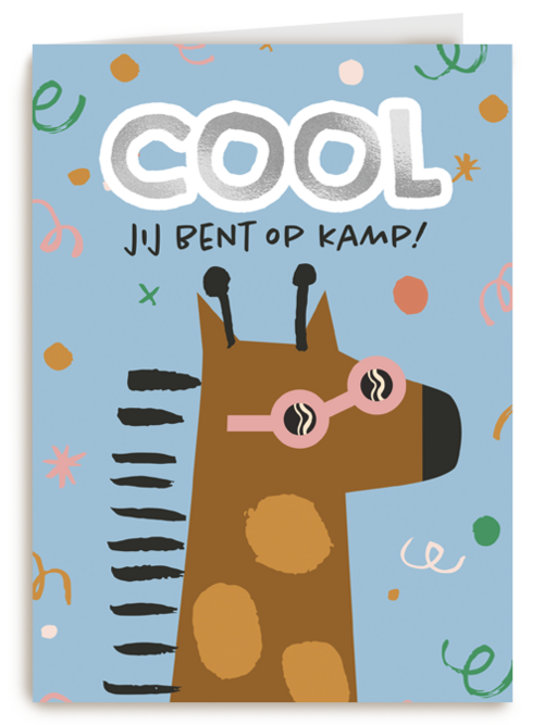 Giraf op kamp