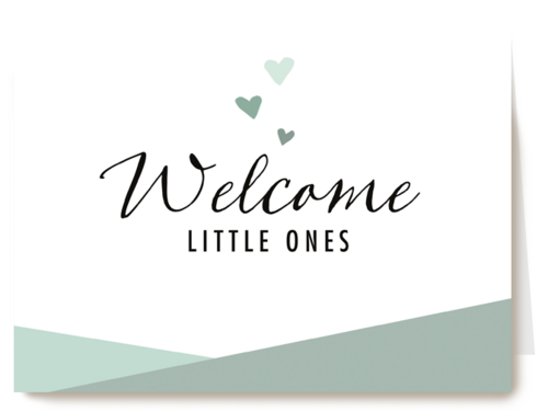 geboorte meerling welcome little ones groen