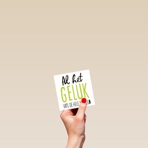 al het geluk