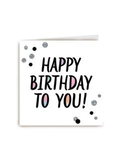 happy confetti birthday to you