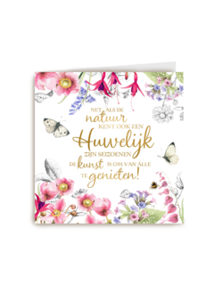 Kaart flowers by Marjolein Bastin Een huwelijk kent ook seizoenen