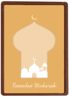 ramadan kaart moskee ramadan mubarak