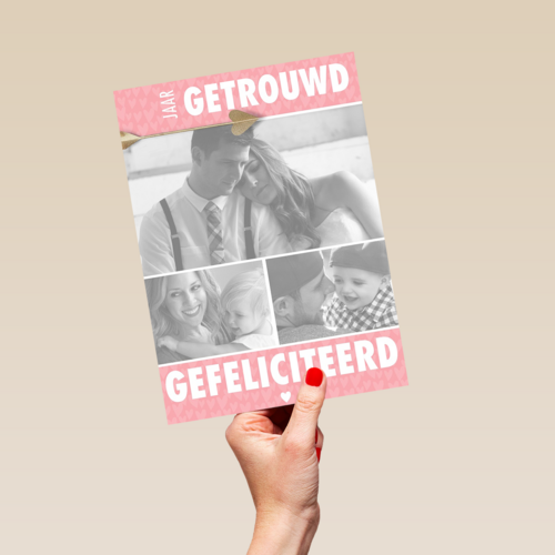 liefdeskaart echtvereniging zoveel jaar getrouwd
