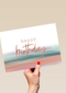 metallic happy birthday