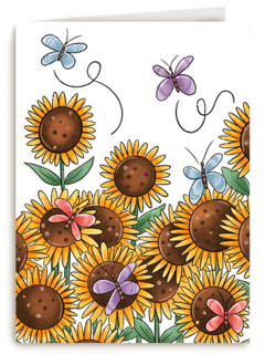 sterkte kaart zonnebloemen matia studio
