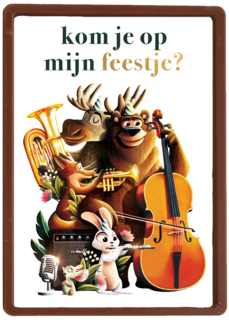 Folio Kom je op mijn feestje uitnodiging