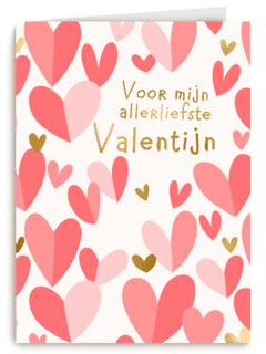 valentijnskaart klassiek voor mijn allerliefste valentijn