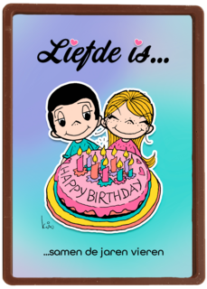 Liefde is samen de jaren vieren