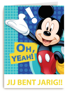 oh yeah jij bent jarig met mickey