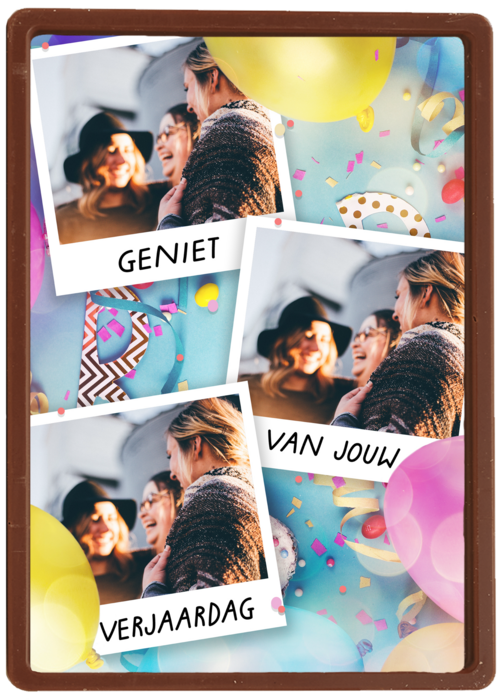 verjaardag fotokaart geniet van jouw verjaardag