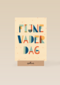 Vaderdag kaart stijlvol designs
