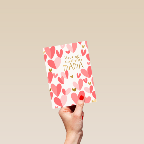 moederdag kaart klassiek voor mijn allerliefste mama