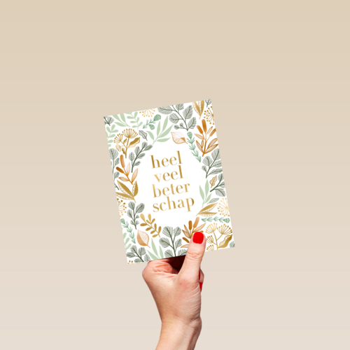 Heel veel beterschap floral