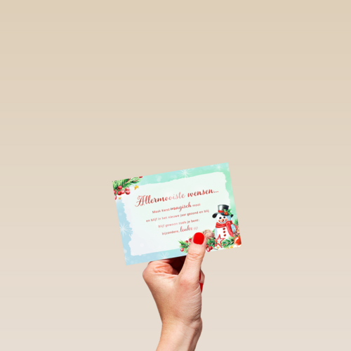 Kerstkaart speciale momenten Maak Kerst magisch mooi