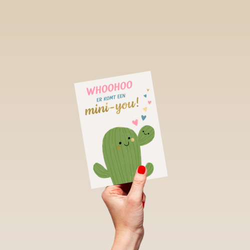 Whoohoo er komt een mini you