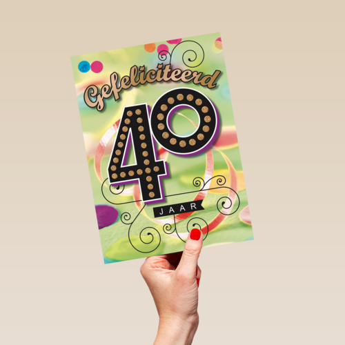jarig veertig gefeliciteerd