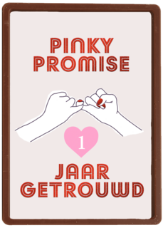 Pinky Promise 1 jaar getrouwd
