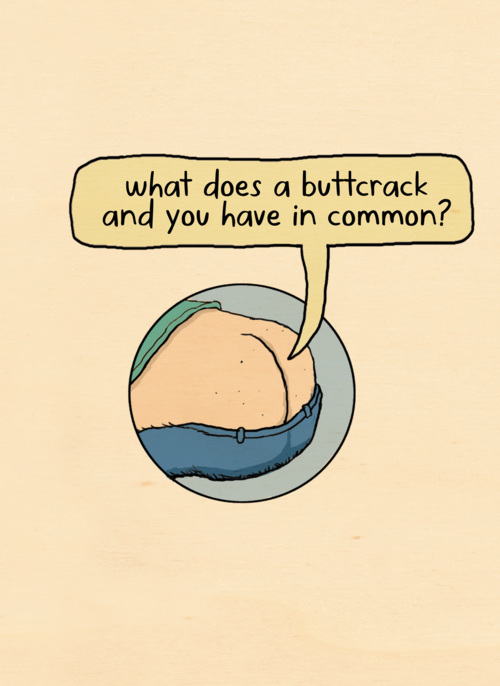 Verjaardagskaart grappig buttcrack