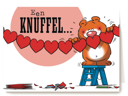 funny mail een knuffel