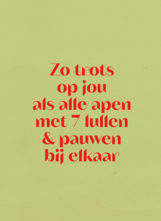 andC Zo trots op jou