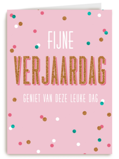verjaardag kaart vrouw fijne verjaardag geniet van deze leuke dag
