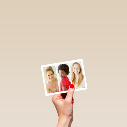 Fotokaart eigen ontwerp 3 fotos