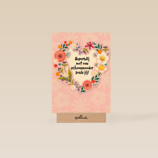 moederdag kaart klassiek superblij met een schoonmoeder zoals jij