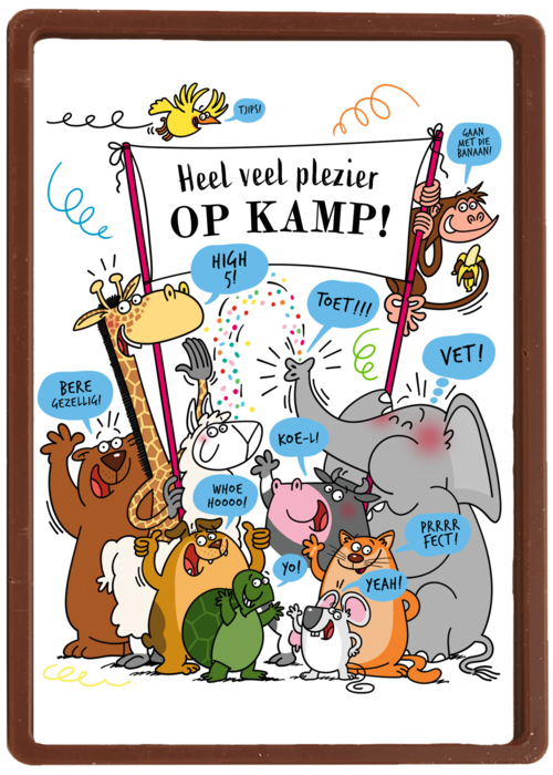 Kaart | Hallmark | Vakantie | Dieren Op Kamp