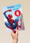 Spiderman verjaardagskaart 6 today